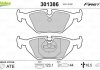 Тормозные колодки дисковые BMW 3/Z1/Z3 "1,6-3,0 "R "88-03 Valeo 301386 (фото 1)