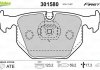 Тормозные колодки дисковые ALPINA/BMW/LANDROVER D3/3/5/7/X3/X5/Z4/Z8/RangeRover "2,0-5,6 "R "90-13 Valeo 301580 (фото 1)