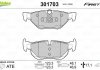 Тормозные колодки дисковые BMW 1/3/X1 "1,6-3,0 "R "03-15 Valeo 301703 (фото 1)
