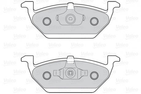 Тормозные колодки дисковые VAG A1/Fabia/Rapid/Roomster/Bora/Golf/Jetta/Polo/Up "1,0-2,0 "F "98>> Valeo 302029