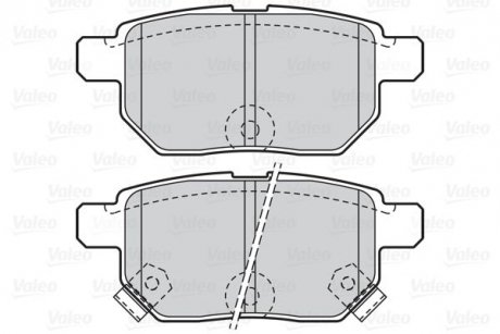 Тормозные колодки дисковые LEXUS/SUBARU/TOYOTA CT/Trezia/Auris/Corolla/Prius/Yaris "1,0-1,8 "R "05>> Valeo 302085