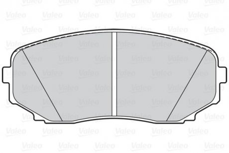 Гальмівні колодки дискові MAZDA CX-7/CX-9 "2,2-3,7 "F "07>> Valeo 302149