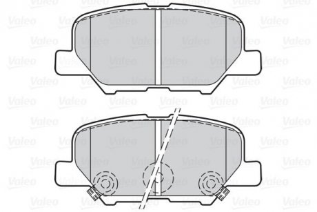 Тормозные колодки дисковые CITROEN/MAZDA/MITSUBISHI/PEUGEOT C4/6/Lancer/Outlander/4008 "R "1,6-3,0 Valeo 302152