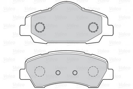 Гальмівні колодки дискові CITROEN/PEUGEOT C4/301/308 "1,2-2,0 "12>> Valeo 302155