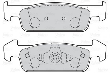 Тормозные колодки дисковые DACIA/RENAULT Logan/Sandero/Twingo "1,0-1,6 "F "12>> Valeo 302162 (фото 1)