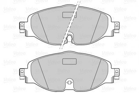 Тормозные колодки дисковые VAG Q3/Karoq/Caddy/Golf/Passat "F "12>> Valeo 302271 (фото 1)