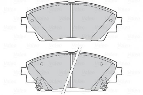 Гальмівні колодки дискові MAZDA CX-3/Mazda 3 "1,5-2,0 "F "08>> Valeo 302285
