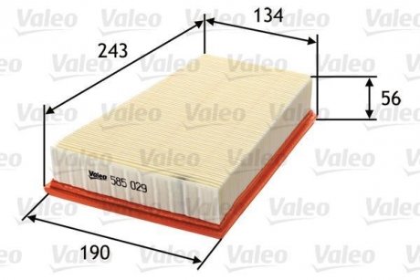 Фільтр повітряний Valeo 585029