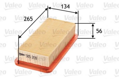 Фильтр воздушный Valeo 585209 (фото 1)