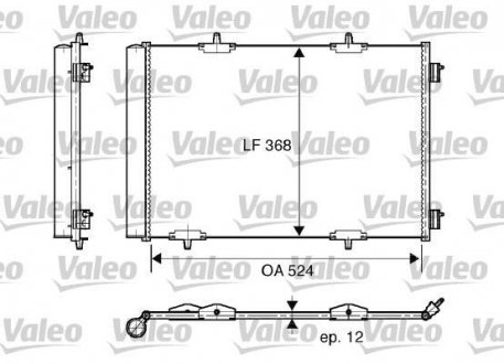 Конденсер Valeo 818015