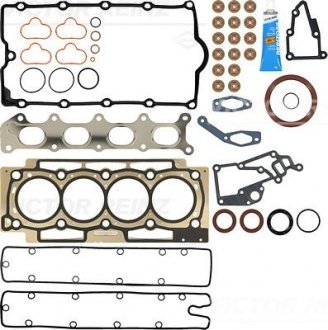 Комплект прокладок двигателя CITROEN/PEUGEOT/FIAT C4,C5,Jumpy,Scudo,Xsara,206,307,Expert 2,0 16V 100kW VICTOR REINZ 013504501 (фото 1)