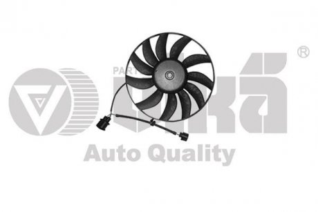 Вентилятор радіатора 100W Skoda Octavia (04-13)/VW Golf (04-14)/Audi A3 (04-13)/Seat Altea (04-06,07-13,14-), Leon (06-13) Vika 99590013901