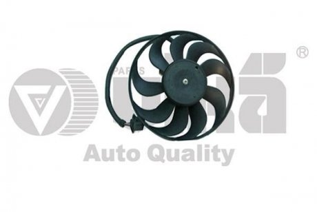 Вентилятор радіатора 220/60W Skoda Fabia (00-08), Octavia (97-11)/VW Golf (03-06), Polo (02-10) Vika 99590017901