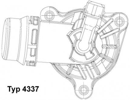 Термостат BMW E46 WAHLER 4337105D