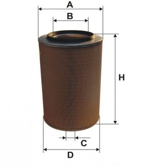 Фільтр повітряний (AM 455) WIX FILTERS 42410E