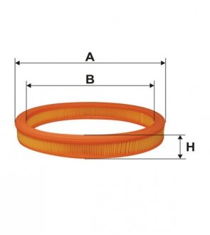 Фильтр воздушный (AE 250) WIX FILTERS WA6003