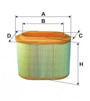 Фильтр воздушный (AE 358) WIX FILTERS WA6570