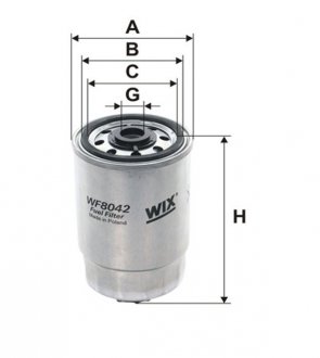 Фільтр паливний WIX FILTERS WF8042