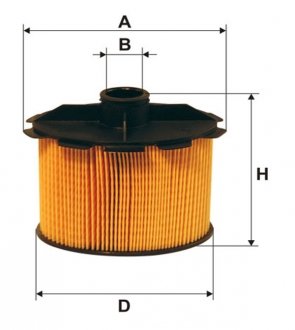 Фильтр топливный 1.9D/TD 95-07 (+AC) Berlingo/Partner WIX FILTERS WF8177 (фото 1)