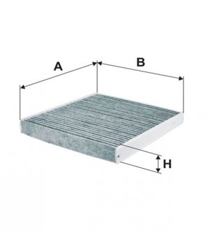 Фильтр салона (угольный) Audi A3 III, TT III/Seat Leon III/Skoda Octavia III WIX FILTERS WP2089 (фото 1)