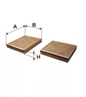Фільтр салону WIX(K 1179A-2x) WIX FILTERS WP9257