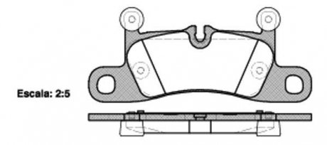 Гальмівні колодки WOKING P12793.10