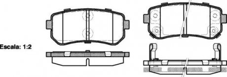 Колодки тормозные WOKING P13093.02