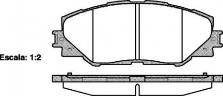 Гальмівні колодки WOKING P13343.00