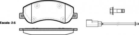 Гальмівні колодки WOKING P13503.02