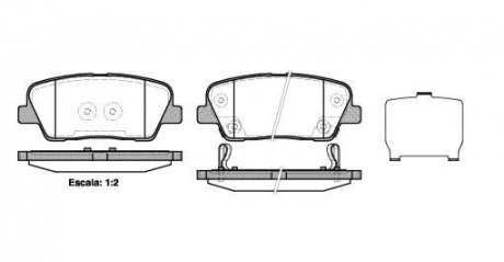 Гальмівні колодки WOKING P13743.02