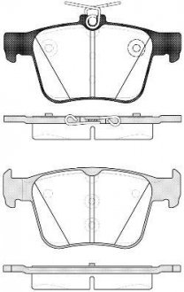 Колодки тормозные WOKING P14163.10