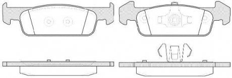 Колодки тормозные WOKING P14403.10