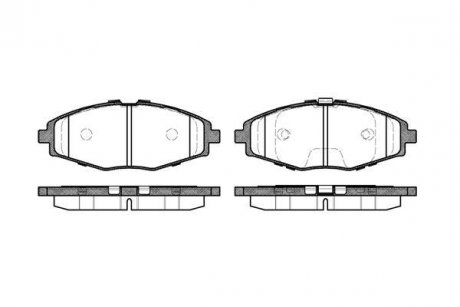 Гальмівні колодки WOKING P7963.00