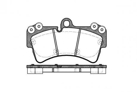 Колодки гальмівні дискові передні Audi Q7 3.0 06-15,Audi Q7 3.6 06-15,Audi Q7 WOKING P895300