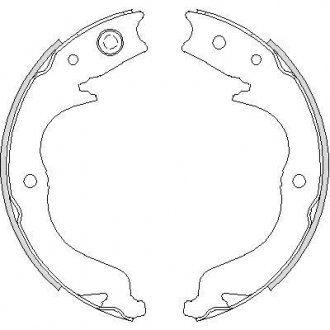Гальмівні колодки WOKING Z4748.00
