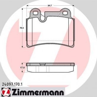 Задние VW Touareg 16\' ZIMMERMANN 240971701