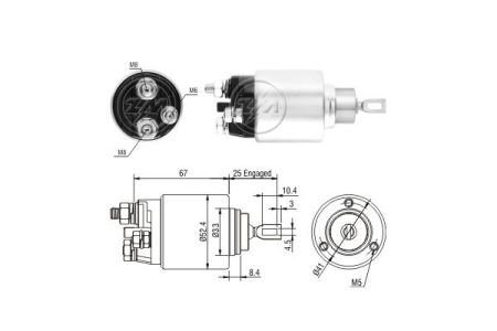 Втягуюче реле ZM ZM3381